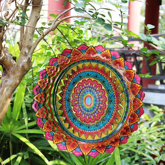 Betoverende Windspinner Mandala