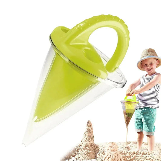 Zandtrechter voor het strand